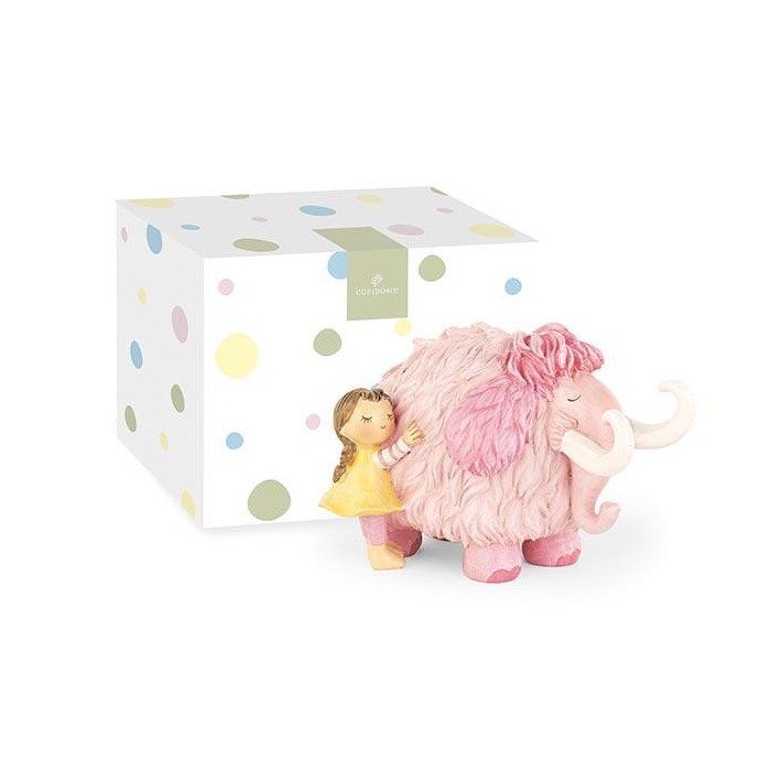 SALVADANAIO MAMMUTH ROSA 18XH12 CON SCATOLA